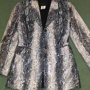 Used Vertigo snakeskin blazer